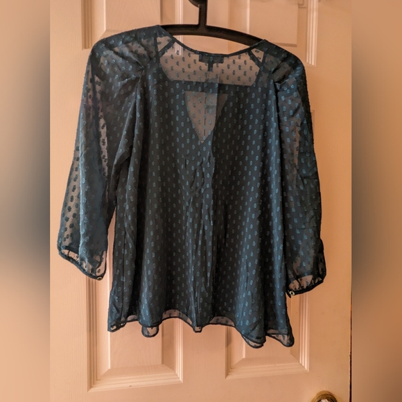 Aritzia Babaton Augustus Blouse Colour Cress Size XXS - Picture 2 of 6